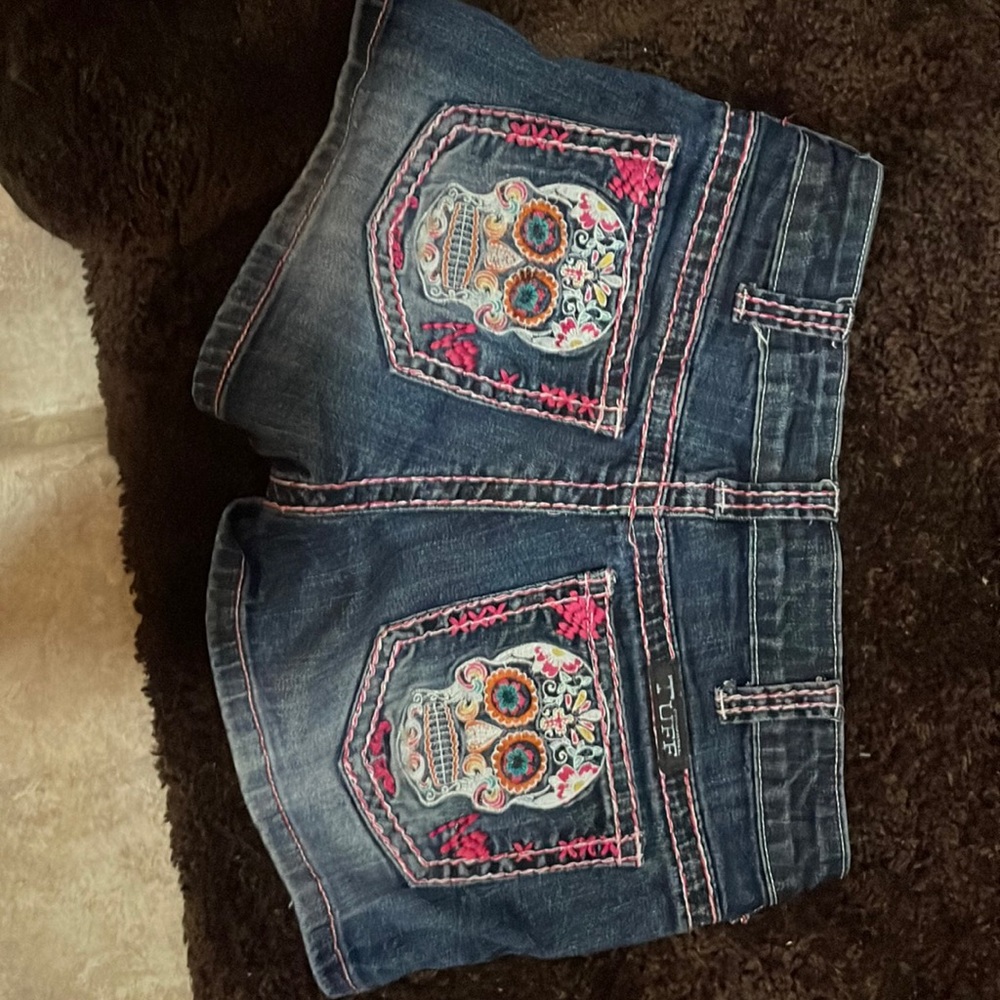 Cowgirl Tuff Jean shorts